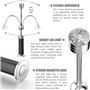MojiDecor Lampe pour Barbecue Lot de 2 Lumières LED de Gril BBQ avec Base magnétique Rotation à 360 Degrés Flexible Réglable pou