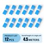 Recharge Poubelle a Couche 12 Pièces, Film De Recharge De Seau À Couches Épaissi Avec Une Bonne Étanchéité Et Résistance Aux Ode