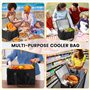 Zouway Lot de 2 Sac Isotherme Repas, 15L Glacière Souple Isotherme, Lunch Bag Isotherme Pliable pour Camping, Barbecue, Shopping