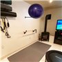 Support Mural en Acier Inoxydable pour Ballon de Yoga et de Stabilité - Rangement Robuste pour Exercices, 32 cm à 86 cm, avec Vi