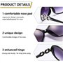 YIWONFU Lunettes de Soleil Femme Polarisées 2 Pièces, Lunettes de Soleil Verres Polarisants Mode Anti UV Lunette Polarisante Anc