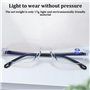 Lunettes De Lecture à Zoom Intelligent, 2 PièCes Lunettes à Zoom, Lunettes à Zoom Automatique, Pour La Presbytie Ajustent Automa