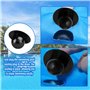 RMENOOR 10 Pièces Bouchon de Piscine Bouchon Trou Crépine de Piscine Bouchons de Vidange de Piscine Intex Bouchons de Piscine de