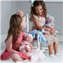 JC TOYS Berenguer - 18053 Poupon réaliste petite fille - tenue rose en tricot avec couverture - 20.57x37.08x18.29 cm