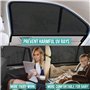 WIN.MAX Pare-Soleil Voiture Bébé,2 Pièces Chaussette Voiture Soleil par Bloquer Les Rayons UV par Protege Soleil Voiture Arrière