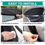 WIN.MAX Pare-Soleil Voiture Bébé,2 Pièces Chaussette Voiture Soleil par Bloquer Les Rayons UV par Protege Soleil Voiture Arrière