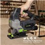 GALAX PRO Scie sauteuse électrique avec guide laser 3000 tr/min 800 W avec 6 vitesses variables, position orbitale 0-4, coupe do