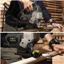 GALAX PRO Scie sauteuse électrique avec guide laser 3000 tr/min 800 W avec 6 vitesses variables, position orbitale 0-4, coupe do
