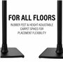 Sanus WSSE12 Lot de 100 Pieds d'enceinte à Hauteur Fixe pour Sonos Era 100 Paires