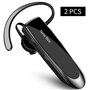 New Bee Oreillette Bluetooth V5.0 Main Libre avec Technologie de Capture de Voix Claire - Kit Invisible pour iPhone Samsung Huaw