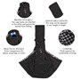 Écharpe de transport pour chien - Sac pour chien - Sac pour chien à accrocher (poids pas plus de 7,5 kg) - Sangle de transport p