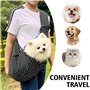 Écharpe de transport pour chien - Sac pour chien - Sac pour chien à accrocher (poids pas plus de 7,5 kg) - Sangle de transport p