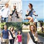 Écharpe de transport pour chien - Sac pour chien - Sac pour chien à accrocher (poids pas plus de 7,5 kg) - Sangle de transport p