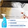 Kitchen Cleaner Foam Cleaner Kitchen Cleaner Spray Foam Cleaner Nettoyant multi-usages 120 ml + éponge à récurer pour une variét