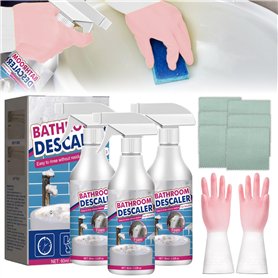 3 Pièces Bathroom Descaler Spray