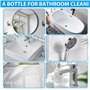 3 Pièces Bathroom Descaler Spray, Bathroom Descaler, Puissant Détartrant Foam Cleaner, Mousse Nettoyante Multi-Usages pour Salle