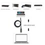 DSD TECH SH-RJ12C Câble série USB vers RJ12 6P4C RS232 pour APC PDU ATS(5.9FT/1.8M)