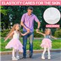 ChAusa 4 Paires Chaussettes à Volants Chaussette Bébé Fille en Dentelle,Chaussette Fillette pour Ballerine,Chaussettes Princesse