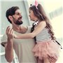 SUNYOK Ensemble Costume Vache pour Enfant Déguisement Animal Pour Anniversaire Carnaval Bandeau Oreilles de Vache Noeud Papillon