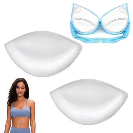 TenaLucy Coussinet Soutien Gorge et Volumateurs Silicone