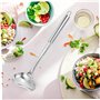 2 Pièces Ustensiles de Cuisine Inox Ustensiles de Louche Inox Cuillères à Céréales Couverts à Salade à Sauce à Miel,pour la Cuis