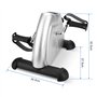 GOTOTOP Mini Vélo d'Appartement avec Moniteur LCD Mini Réglable Vélo Entraînement Pédalier Mouvement Convient pour Bras, Jambes,
