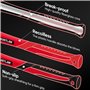 KRETLAW Kit de 2 Maillets en Caoutchouc, Maillet en Caoutchouc de 450g & Maillet Double Face de 35 mm avec Manche en Fibre de Ve
