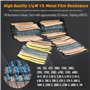 DIYoung 1390pcs Kit de Composants électroniques avec Diodes LED, Résistance de Couche Métallique, Boîtier de Condensateur électr
