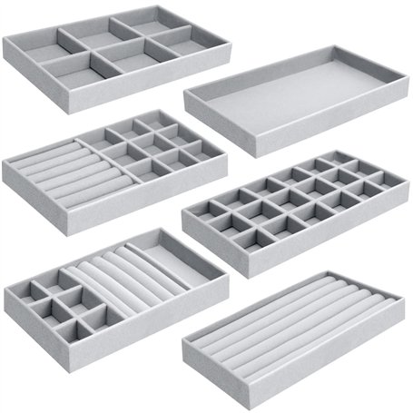 6 Pcs Plateaux Rangement