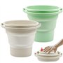 YBCCBY Lot de 2 Seau Pliable 5L