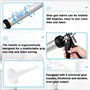 YBCCBY Pistolet à Cartouche, 600ML Pistolet à Calfeutrer en Silicone pour Tube d'aluminium Pistolet à Main Pistolet à Calfeutrer
