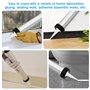 YBCCBY Pistolet à Cartouche, 600ML Pistolet à Calfeutrer en Silicone pour Tube d'aluminium Pistolet à Main Pistolet à Calfeutrer