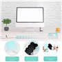 YBCCBY Tapis de Souris et Repose-Poignet Clavier, Cloud Repose-poignet Tapis Souris Ergonomique en Mousse à Mémoire Tapis de Sou