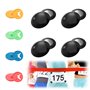 Aimants pour Numéro de Départ 4 Boutons en Tissu 8 Pièces Fixation Magnétique Dorsale Clips Magnétiques pour Marathon Aimants po