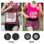 Aimants pour Numéro de Départ 4 Boutons en Tissu 8 Pièces Fixation Magnétique Dorsale Clips Magnétiques pour Marathon Aimants po