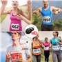 Aimants pour Numéro de Départ 4 Boutons en Tissu 8 Pièces Fixation Magnétique Dorsale Clips Magnétiques pour Marathon Aimants po