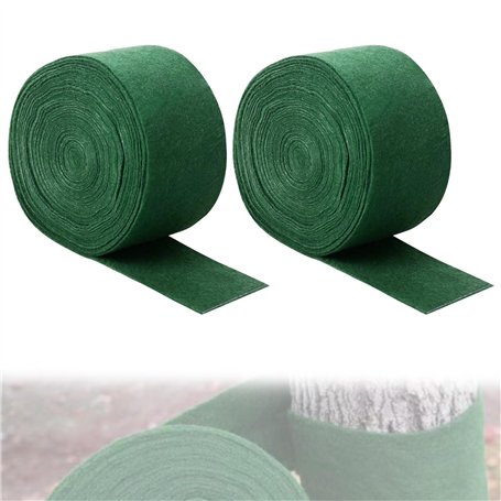 KRISFD Enveloppement Protecteur d'arbre 2 Rouleau 20Mx12CM Bande De Protection pour Arbre Bande d'arbre Protéger Arbuste pour Ga