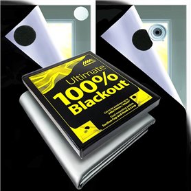 Store occultant 100% MaximoLife® Ultimate | s'adapte à Toutes Les Tailles/Formes de fenêtres | Coupe Facile grâce à la Grille de