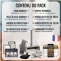 Four à Pizza Extérieur au Feu de Bois ● Conçu en France ● Acier Premium ● Surface de Cuisson XXL ● Flux d'Air Réglable ● Art Cul