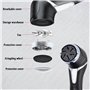 Kikuo Râpe à Pieds Electrique, Râpeuse Pieds Electrique Lime à Pied Avec Chambre à Vide et 2 vitesses, Rechargeable IPX7 Etanche
