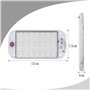 10W 48 LED Lampe d'éclairage de véhicule avec interrupteur marche/arrêt pour 12V-85V Camion C