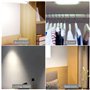 Kikuo Car LED Éclairage intérieur, 10W 48 LED Lampe d'éclairage de véhicule avec interrupteur marche/arrêt pour 12V-85V Camion C