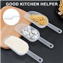 4 Pièces Pelles à Glace En Plastique, pelles à glace transparentes réutilisables en plastique pour Mariage Anniversaire Cuisine 