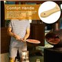 LPAMABA Planche à Découper Bois Pizza 28.5cm, Plateau à Pizza Ronde en Bois, Assiette à Pizza, Planche à Pizza en Bois 28.5cm, P