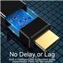 JIEYUCHU 4K Adaptateur DisplayPort vers HDMI, Adaptateur Displayport Mâle vers HDMI Femelle Compatible avec Ordinateur De Bureau