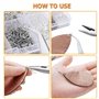 JIEYUCHU Crochets de Boucle d'oreille, 50 Pièces Lot de Crochet pour Boucles d'oreilles en Argent 925, DIY Fil d'oreille Crochet