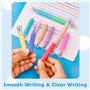 Keratobleem 12 PCS Mini Surligneur, 12 Couleurs Assorties, Marqueurs Paste, Esthétiques de Highlighters pour Mettre en Évidence 