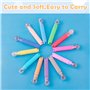 Keratobleem 12 PCS Mini Surligneur, 12 Couleurs Assorties, Marqueurs Paste, Esthétiques de Highlighters pour Mettre en Évidence 