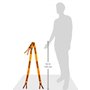 Stihl 0000 884 1511 Bretelle à boutons 120 cm (Orange) (Import Grande Bretagne)