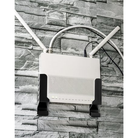 QWORK® Support Mural Universel Support Mural Polyvalent pour routeur/boîtier TV/Ordinateur Portable/commutateur/modems